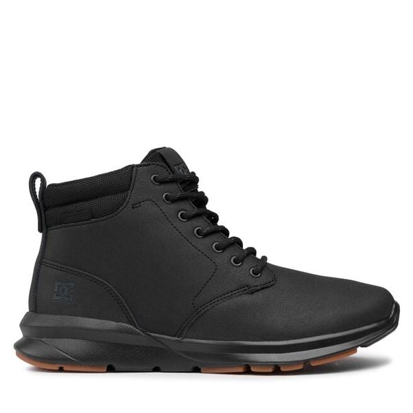 Trzewiki DC Shoes. Czarne botki sznurowane DC Shoes, bez wzorów, bez obcasa, bez zapięcia. Za 359.99 zł.