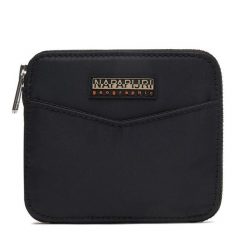 Portfel Napapijri. Czarne portfele Napapijri, bez wzorów. Za 199.99 zł.