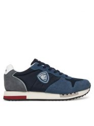Blauer Sneakersy S6QUEENS05/MES Granatowy. Niebieskie buty sportowe casual Blauer, bez wzorów, ze skóry, bez zapięcia. Za 559.99 zł.