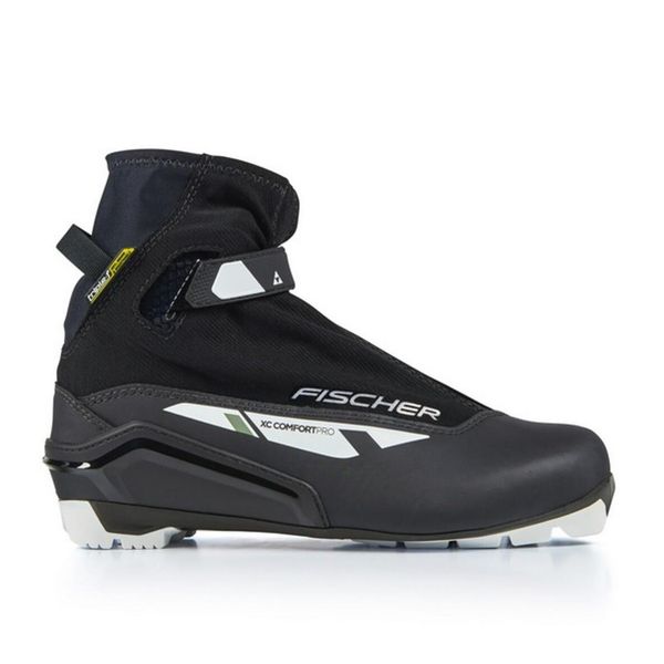 Buty biegowe Fischer XC Comfort Pro Black. Czarne buty do biegania FISCHER, bez wzorów, bez zapięcia, narciarskie. W wyprzedaży za 499.00 zł.