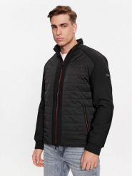 Guess Kurtka przejściowa M3BL11 WFOO0 Czarny Regular Fit. Czarne kurtki Guess, m, z aplikacjami, z syntetyku, bez kaptura. Za 579.99 zł.