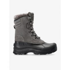 Buty zimowe męskie CMP Kinos WP. Czarne buty trekkingowe CMP, na zimę, bez wzorów, bez zapięcia. Za 408.99 zł.