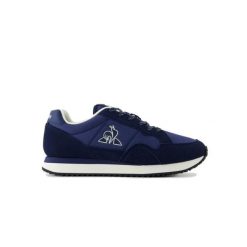 Buty LE COQ SPORTIF JET STAR_2 Niebieski. Niebieskie buty trekkingowe le coq sportif, bez wzorów, ze skóry, bez zapięcia. Za 314.99 zł.