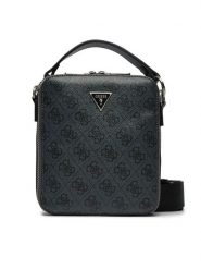 Guess Saszetka HMTOLO P4253 Czarny. Czarne saszetki i nerki Guess, z aplikacjami, ze skóry. Za 279.99 zł.