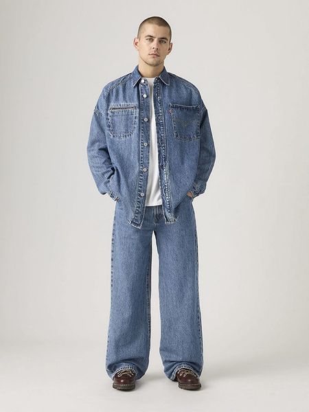 Levi's Dżinsy "Twisted Baggy" - Wide Leg fit - w kolorze niebieskim rozmiar: W34/L34. Niebieskie jeansy Levi's®, l. Za 189.95 zł.