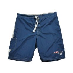 Męskie granatowe szorty NFL. Niebieskie krótkie spodenki sportowe NFL, m, bez wzorów, z materiału. Za 51.08 zł.