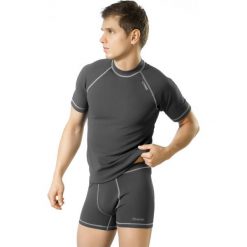 Gwinner Męski t-shirt CLASSIC V Dry Line szary XXL. Bielizna termoaktywna Gwinner. Za 42.02 zł.