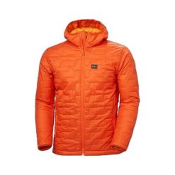 Izolowana kurtka z kapturem Helly Hansen Lifaloft. Brązowe kurtki przeciwdeszczowe Helly Hansen, m, bez wzorów, z kapturem. Za 922.00 zł.
