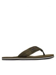 Tommy Hilfiger Japonki Patch Hilfiger Beach Sandal FM0FM05804 Zielony. Zielone japonki Tommy Hilfiger, bez wzorów, z materiału. Za 169.99 zł.