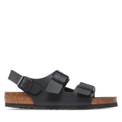Sandały Birkenstock. Czarne sandały Birkenstock, bez zapięcia. Za 379.99 zł.