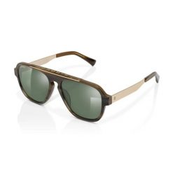Okulary przeciwsłoneczne aviator (pilotki) Siroko Flier Green Tortoise. Zielone okulary przeciwsłoneczne SIROKO. Za 301.00 zł.