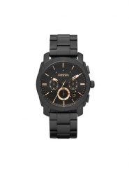 Fossil Zegarek Machine FS4682 Czarny. Czarne, analogowe zegarki Fossil. Za 889.99 zł.