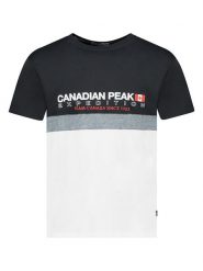 Canadian Peak Koszulka "Jdoubleak" w kolorze czarno-szaro-białym rozmiar: 3XL. Białe bezrękawniki Canadian Peak, xl, bez wzorów, z bawełny, bez kołnierzyka, bez ramiączek. Za 56.99 zł.