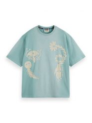 Scotch & Soda Koszulka w kolorze błękitnym rozmiar: M. Niebieskie bezrękawniki Scotch & Soda, m, bez wzorów, z bawełny, bez kołnierzyka, bez ramiączek. Za 123.82 zł.
