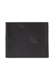 Calvin Klein Jeans Duży Portfel Męski Logo Print Bifold Id K50K511814 Czarny. Czarne portfele Calvin Klein Jeans, bez wzorów, z jeansu. Za 159.99 zł.