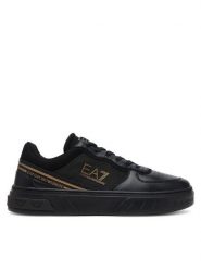 EA7 Emporio Armani Sneakersy X8X173 XK374 M701 Czarny. Czarne buty sportowe casual EA7 Emporio Armani, bez wzorów, ze skóry, bez zapięcia. Za 529.99 zł.