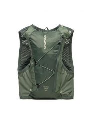 Salomon Kamizelka biegowa Active Skin 4 No Flasks LC2205600 Zielony. Zielone kamizelki sportowe Salomon, m, bez wzorów, z materiału, bez kaptura, do biegania. Za 319.99 zł.