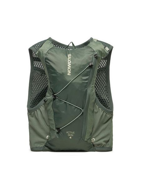Salomon Kamizelka biegowa Active Skin 4 No Flasks LC2205600 Zielony. Zielone kamizelki sportowe Salomon, l, bez wzorów, z materiału, bez kaptura, do biegania. Za 305.99 zł.
