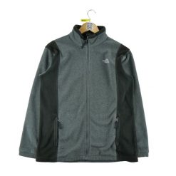 Second life - The North Face polar męska kurtka - Stan dobry. Szare kurtki The North Face, l, bez wzorów, z materiału, bez kaptura. Za 106.46 zł.