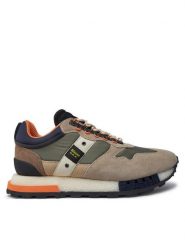 Blauer Sneakersy F4HERON02/COS Beżowy. Brązowe buty sportowe casual Blauer, bez wzorów, z materiału, bez zapięcia. Za 439.99 zł.