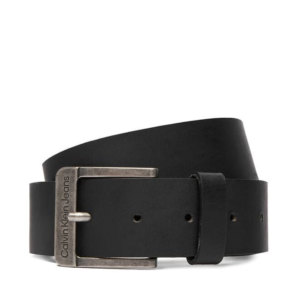 Pasek Męski Calvin Klein Jeans. Czarne paski Calvin Klein Jeans, bez wzorów, z jeansu. Za 139.99 zł.