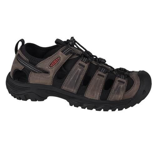 Buty do chodzenia męskie Keen Targhee Iii Sandal. Czarne buty trekkingowe Keen, bez wzorów, z materiału, bez zapięcia, trekkingowe. Za 552.00 zł.