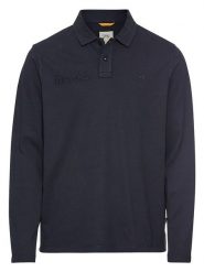 Camel Active Koszulka polo w kolorze granatowym rozmiar: L. Niebieskie koszulki polo Camel Active, l, bez wzorów, z bawełny, bez kołnierzyka, bez ramiączek. Za 163.64 zł.