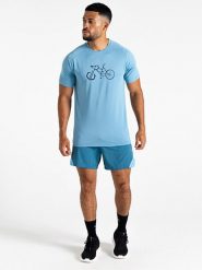 Dare 2b Koszulka funkcyjna "Tech II" w kolorze błękitnym rozmiar: XXL. Niebieskie t-shirty sportowe Dare 2B, bez wzorów, z materiału, bez ramiączek, outdoorowe. Za 66.31 zł.