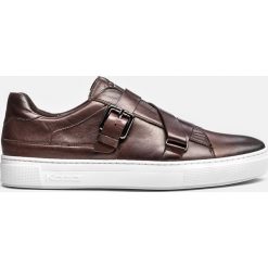 Brązowe trampki męskie. Buty sportowe casual marki Kazar. Za 469.00 zł.