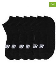 Skechers Skarpety (6 par) w kolorze czarnym rozmiar: 35-38. Czarne skarpety Skechers, bez wzorów, ze splotem. Za 70.74 zł.