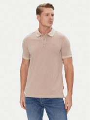 JOOP! Jeans Polo 15 JJJ-02Ambrosian 30045619 Beżowy Modern Fit. Brązowe koszulki polo JOOP! Jeans, m, bez wzorów, z bawełny, bez kołnierzyka, bez ramiączek. Za 269.99 zł.