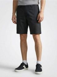 Szorty basic - czarny. Czarne krótkie spodenki sportowe Sinsay, l, bez wzorów. W wyprzedaży za 14.99 zł.