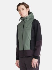 Craft Kurtka narciarska w kolorze oliwkowo-czarnym rozmiar: L. Zielone kurtki narciarskie i snowboardowe Craft, l, bez wzorów, bez kaptura. Za 204.95 zł.