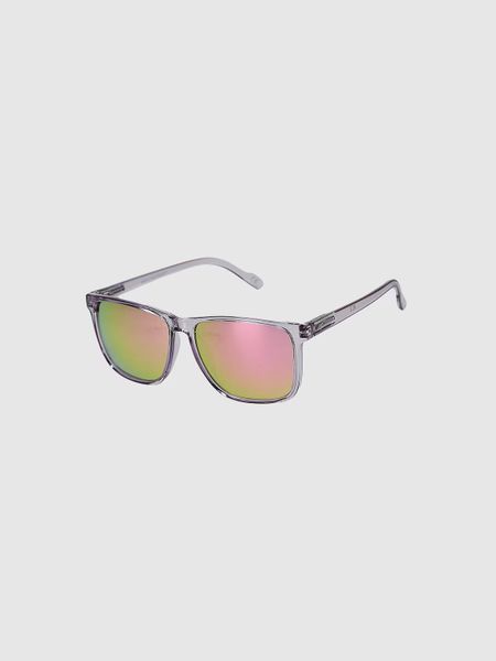 Okulary przeciwsłoneczne z powłoką lustrzaną 4F 4FWMM00ASUNU071. Niebieskie okulary przeciwsłoneczne 4F. Za 80.99 zł.