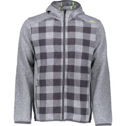 Bluza polarowa w kolorze szaro-czarnym. Bluzy z kapturem marki CMP. W wyprzedaży za 173.95 zł.