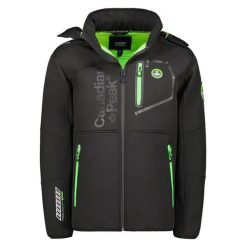 Kurtka wodoodporna Canadian Peak Royauteak 068. Czarne kurtki Canadian Peak, l, bez wzorów, bez kaptura. Za 311.00 zł.
