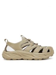 Hoka Sandały Hopara 1123112 Beżowy. Brązowe sandały HOKA, ze skóry, bez zapięcia. Za 499.99 zł.