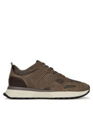 BOSS Sneakersy Jonah 50542119 Brązowy. Brązowe buty sportowe casual Boss, bez wzorów, ze skóry, bez zapięcia. Za 649.99 zł.