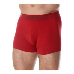 Bokserki męskie bawełniane Brubeck classic COMFORT COTTON. Czerwone bokserki Brubeck, m, bez wzorów, z bawełny. Za 41.99 zł.