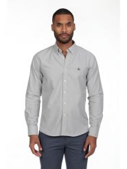 The Time of Bocha Koszula - Regular fit - w kolorze szarym rozmiar: XXL. Szare koszule The Time of Bocha, xxl, bez wzorów, z bawełny, bez kołnierzyka, bez ramiączek. Za 152.99 zł.