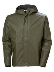 Helly Hansen Kurtka przeciwdeszczowa "Moss" w kolorze oliwkowym rozmiar: XXL. Brązowe kurtki outdoor i hardshell Helly Hansen, xxl, bez wzorów, bez kaptura. Za 148.26 zł.