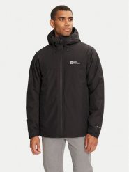 Jack Wolfskin Kurtka przeciwdeszczowa Wisper Ins A61870 Czarny Regular Fit. Czarne kurtki outdoor i hardshell Jack Wolfskin, m, bez wzorów, z syntetyku, bez kaptura. Za 549.99 zł.