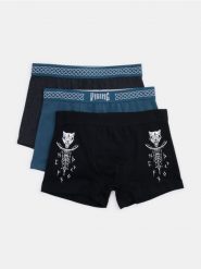 Bawełniane bokserki z motywem wikingów - wielobarwny. Bokserki Sinsay, l, bez wzorów, z bawełny. Za 29.99 zł.