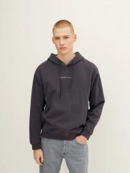 BLUZA MĘSKA SPORTOWA Z KAPTUREM TOM TAILOR XXL KOLOR SZARY. Szare bluzy z kapturem Tom Tailor, l, bez wzorów, z bawełny, z kapturem. Za 89.99 zł.