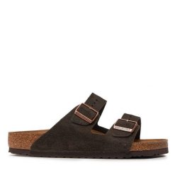Klapki Birkenstock. Brązowe klapki Birkenstock. Za 409.99 zł.