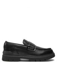 HUGO Półbuty Ryan 50536158 Czarny. Czarne eleganckie półbuty Hugo, bez wzorów, ze skóry, bez obcasa, bez zapięcia. Za 669.99 zł.