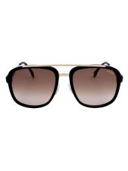 Carrera Męskie okulary przeciwsłoneczne w kolorze złoto-czarno-jasnobrązowym rozmiar: 57. Brązowe okulary przeciwsłoneczne Carrera. Za 339.95 zł.
