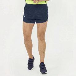 Męskie Szorty Biegowe 100% Poliester Niebieskie RODI. Niebieskie krótkie spodenki sportowe Legea, m, bez wzorów, z bawełny. Za 84.00 zł.