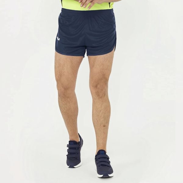 Męskie Szorty Biegowe 100% Poliester Niebieskie RODI. Niebieskie krótkie spodenki sportowe Legea, m, bez wzorów, z bawełny. Za 84.00 zł.