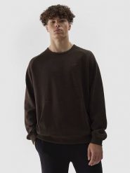 4F Bluza w kolorze brązowym rozmiar: XL. Brązowe bluzy 4F, xl, bez wzorów, bez kaptura. Za 114.44 zł.